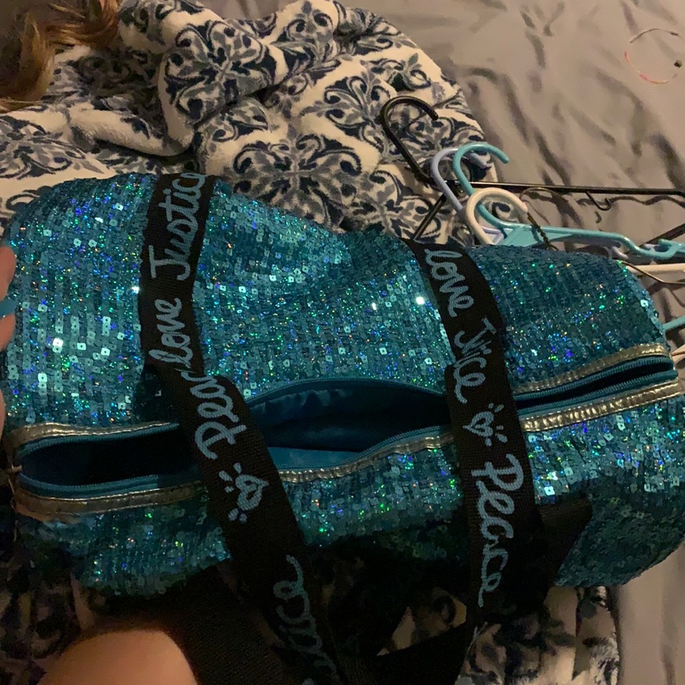 justice duffel bag